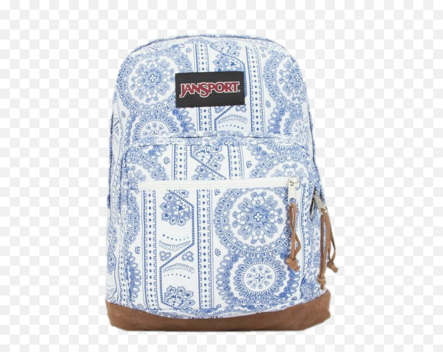 Backpack Back Pack Design School - Jansport Backpack White And Gold Emoji,Blue Emoji Backpack