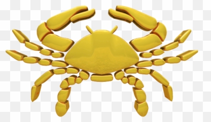 Cancer Horoscope Sign Golden Color - Silver Emoji