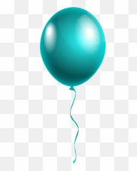 Blue Balloon Png - Single Balloons Emoji