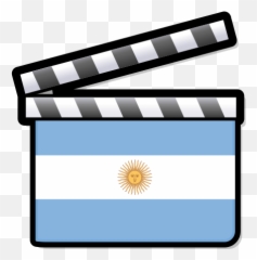 Argentina Film Clapperboard - Flag Wikipedia Png Emoji