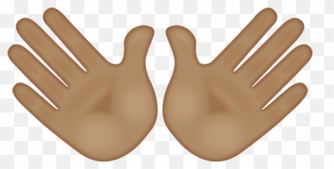 Emoji - Open Hand Brown