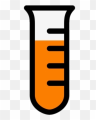Alchemy Glass - Test Tube Cartoon Drawing Emoji