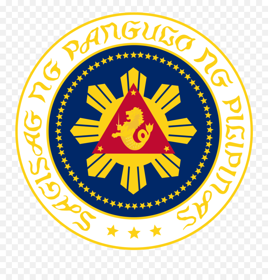 Sagisag Ng Pangulo Ng Pilipinas - Adaminde Chayakkada Emoji,First Place Medal Emoji