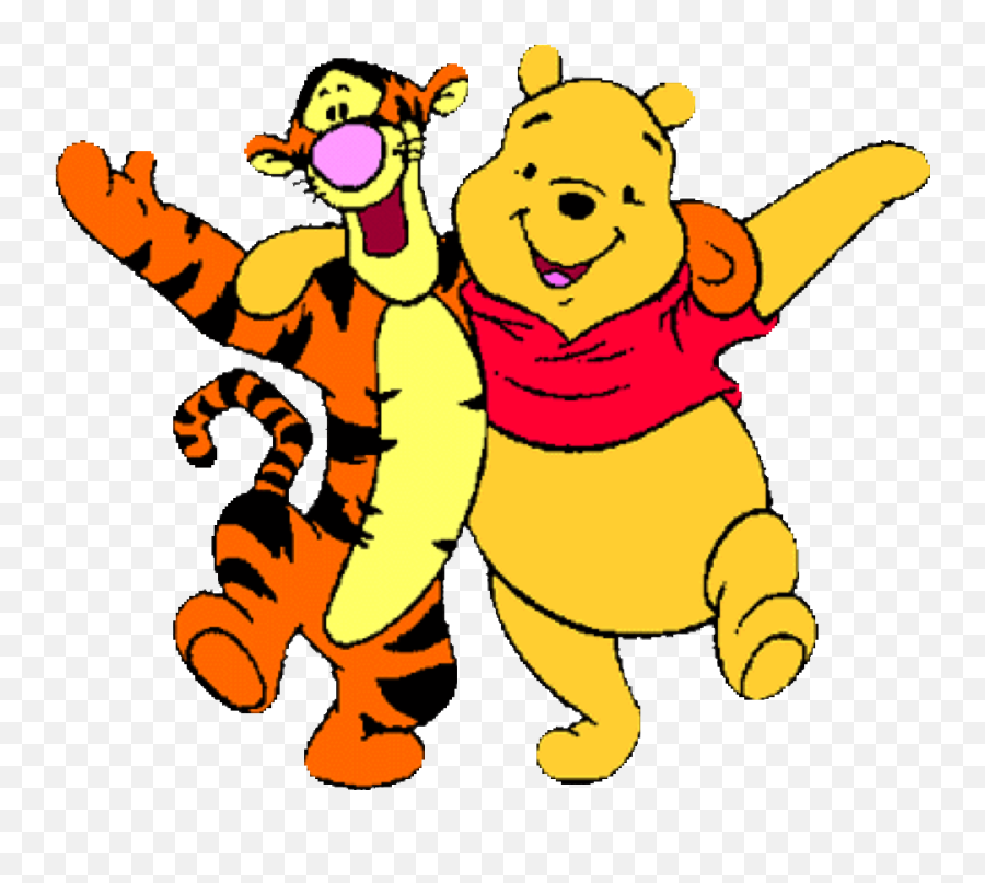 Best Friends Bff Sticker By Imoji Clipart - Full Size Tigger And Winnie The ...