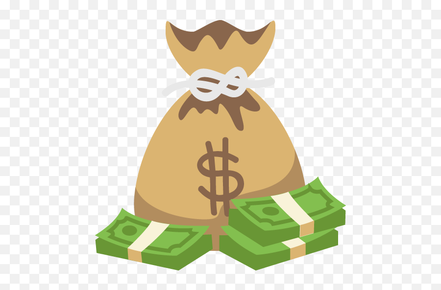 Money Bag Emoji For Facebook Email Sms - Money Bag Clipart Png,Money ...