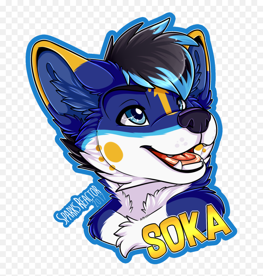 Anime Furry Wolf Drawings - Soka Furry Emoji,Furry Emoji