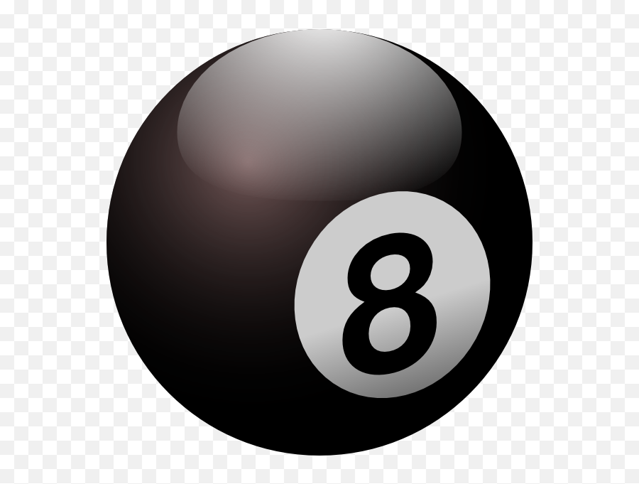 8 Ball Pool Clipart - Magic 8 Ball Transparent Background Emoji,Emoji Magic 8 Ball