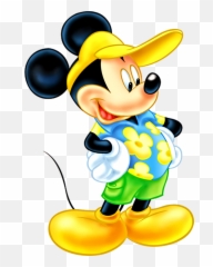 Mickey Mouse Highres Png - Krishna Drawing Easy With Colour Emoji