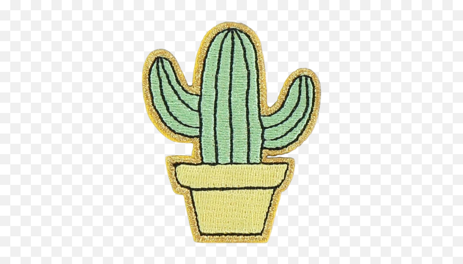 Embroidered Patches Tagged Classics - Stoney Clover Lane Cactus Emoji,Cactus Emoticon
