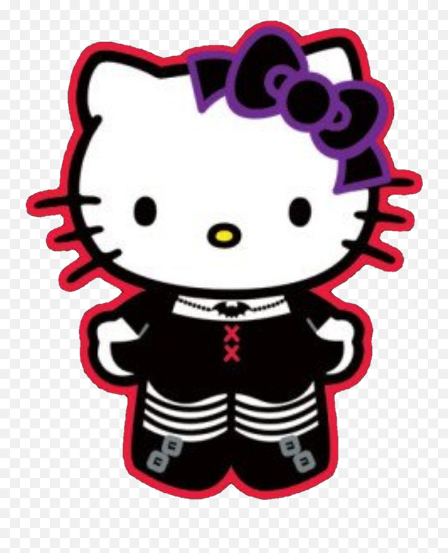 The Newest Gote Stickers On Picsart - Hello Kitty Violet Ribbon Emoji,Goteem Emoji