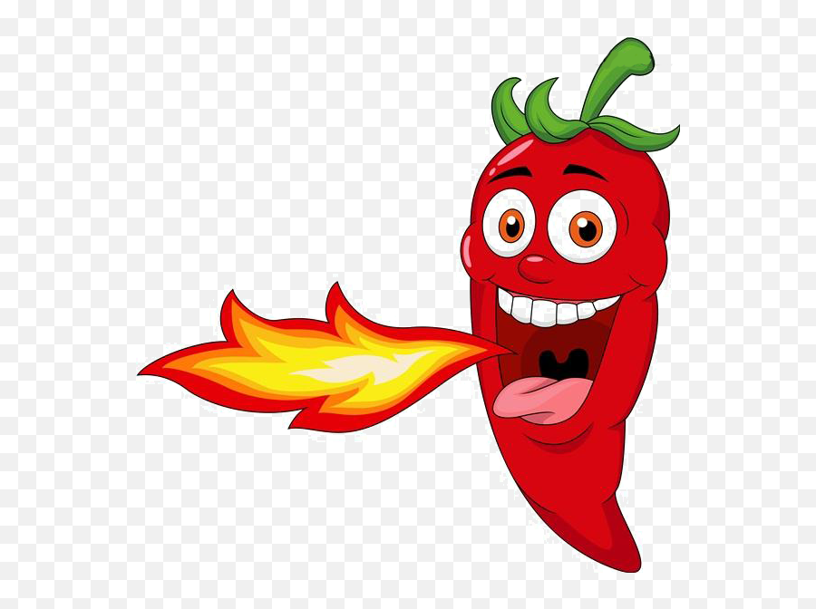 Cuisine Pepper Mexican Pungency Fire Material Chili Chili - Chili Cartoon Png Emoji,Pepper Emoji Png
