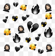 Emojis Negro Sticker By Xsunheex - Emoji,Baseball Emojis