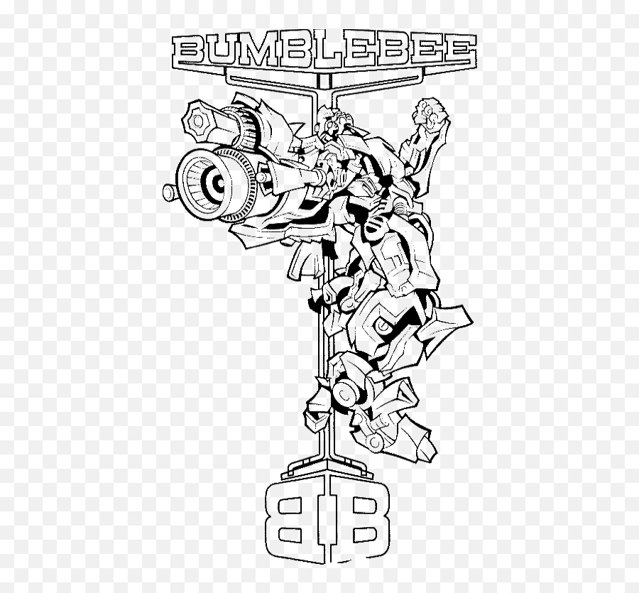 Bumblebee Coloring Pages Picture - Whitesbelfast Bumblebee Colouring In Transformers Emoji,Emoji Color Pages