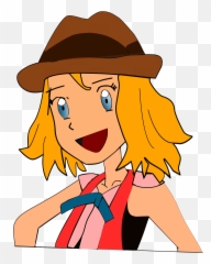 Cartoon Girl In Cowboy Hat Vector Clipart Image - Girl With Hat Cartoon Emoji,Anime Emotion Symbols