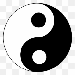 Yin Und Yang Symbol - Clipart Emoji