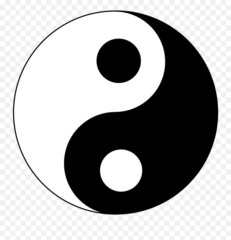 Yin Und Yang Symbol - Yin Yang Clipart Emoji,Yin Yang Emoji