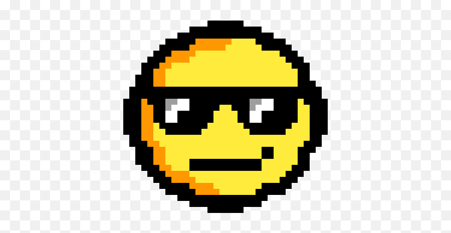 Pixilart - Smiley Emoji,Cool Kid Emoji