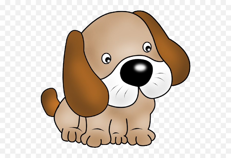 Cute Cartoon Puppies Clipart Image 1 - Cute Dog Clipart Transparent Background Emoji,Emoji Puppy