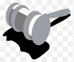 Hammer Judge Justice Shadow Fate - Palu Hukum Vektor Emoji,Scales Of Justice Emoji
