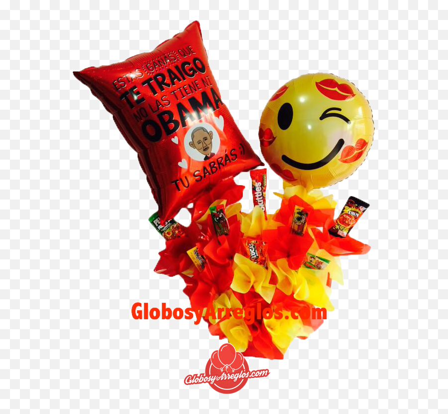 Globos Emoticon Besos Alto - Smiley Emoji,Emoticon De Beso