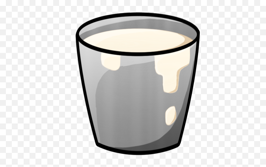Bucket Milk Icon - Bucket Of Milk Clipart Emoji,Glass Of Milk Emoji