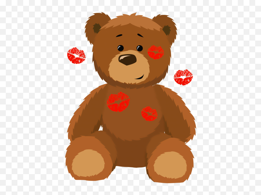 Pin - Valentines Day Bear Clip Art Emoji,Teddy Bear Emoji