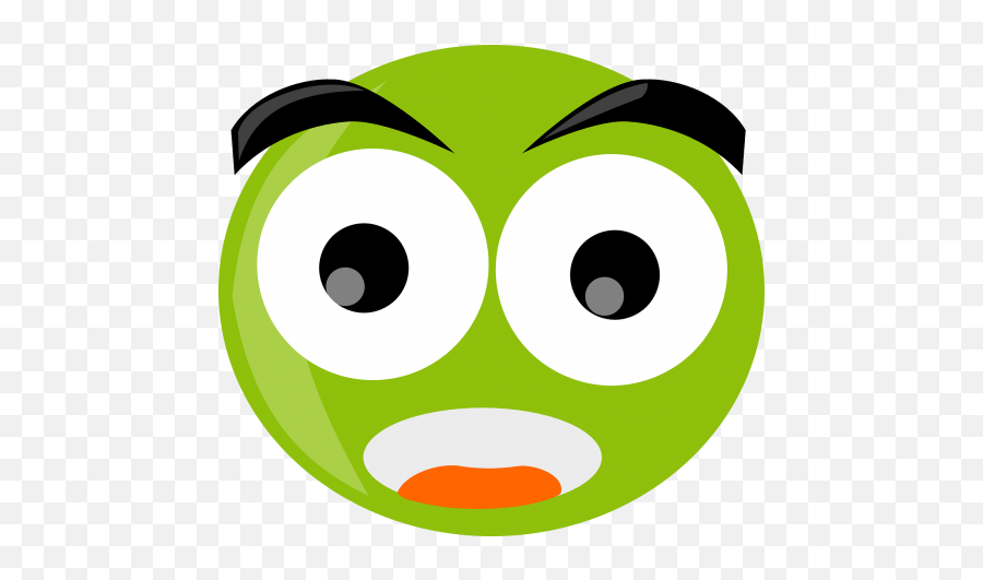 Afraid Dread Emotion Expression Face - Eyes Wide Open Comic Emoji,Dread Emoji