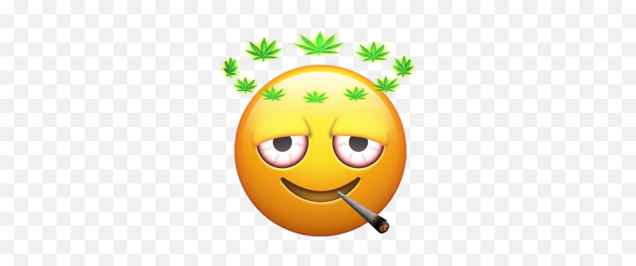 Trending Stickers - Smiley Emoji,Smoke Weed Emoji