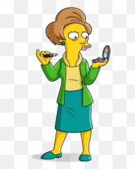 Edna Krabappel - Simpsons Characters Png Emoji,Mr Burns Emoji