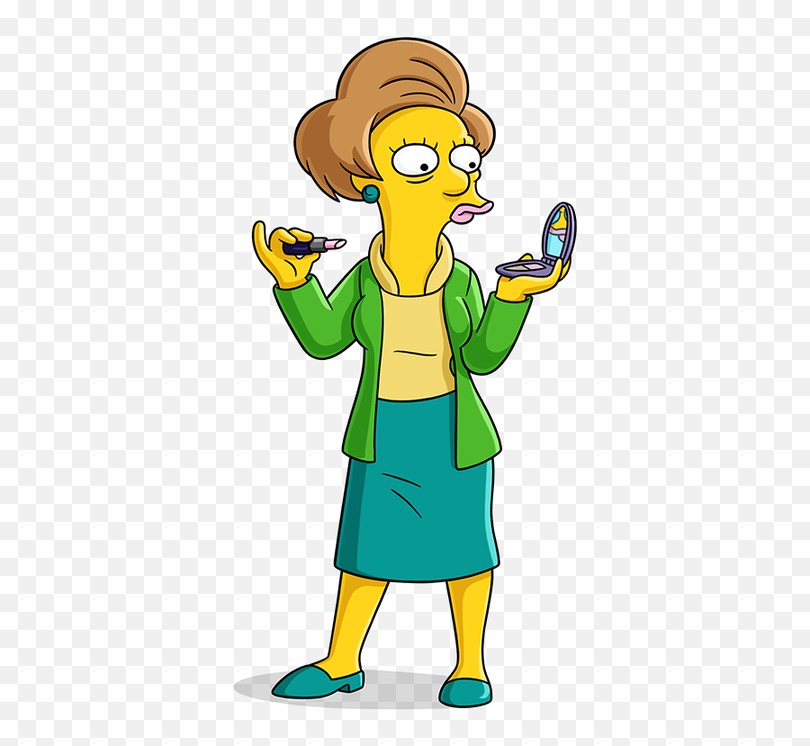 Edna Krabappel - Simpsons Characters Png Emoji,Mr Burns Emoji