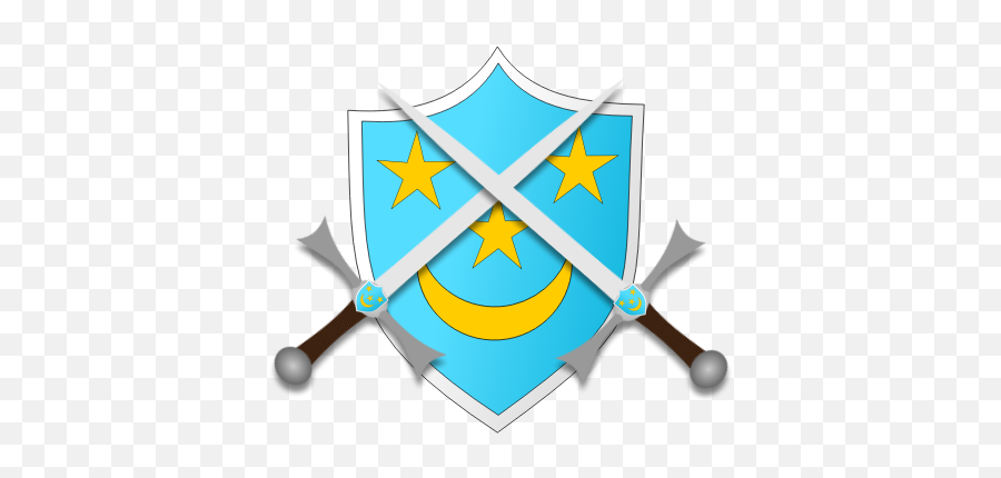 Coat Of Arms With Two Swords - Crest Emoji,Two Swords Emoji