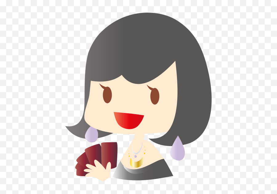 Cardgirl 30 Emoji,Fortune Teller Emoji