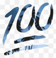 Emoji 100 Png Picture - Calligraphy