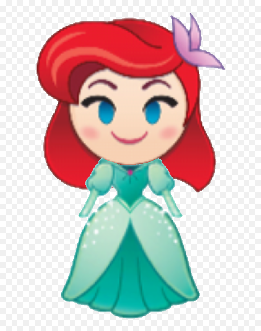 Emoji Ariel In Her Dress - Disney Emoji The Little Mermaid,Emoji Dress