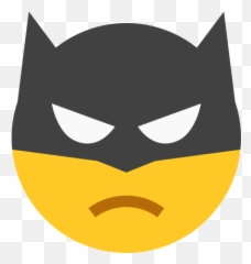 Batman Emoji Icon - Cartoon,Batman Emoji