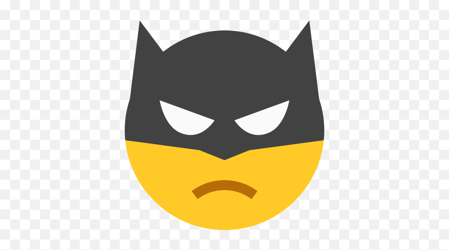Batman Emoji Icon - Cartoon,Batman Emoji