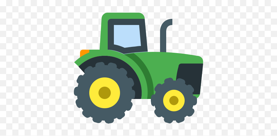 Tractor Icon - Tractor Clipart Png Emoji,Tractor Emoji