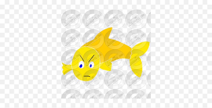 Mad Fish Stencil For Classroom Therapy Use - Great Mad Smiley Emoji,Grumpy Emoticon