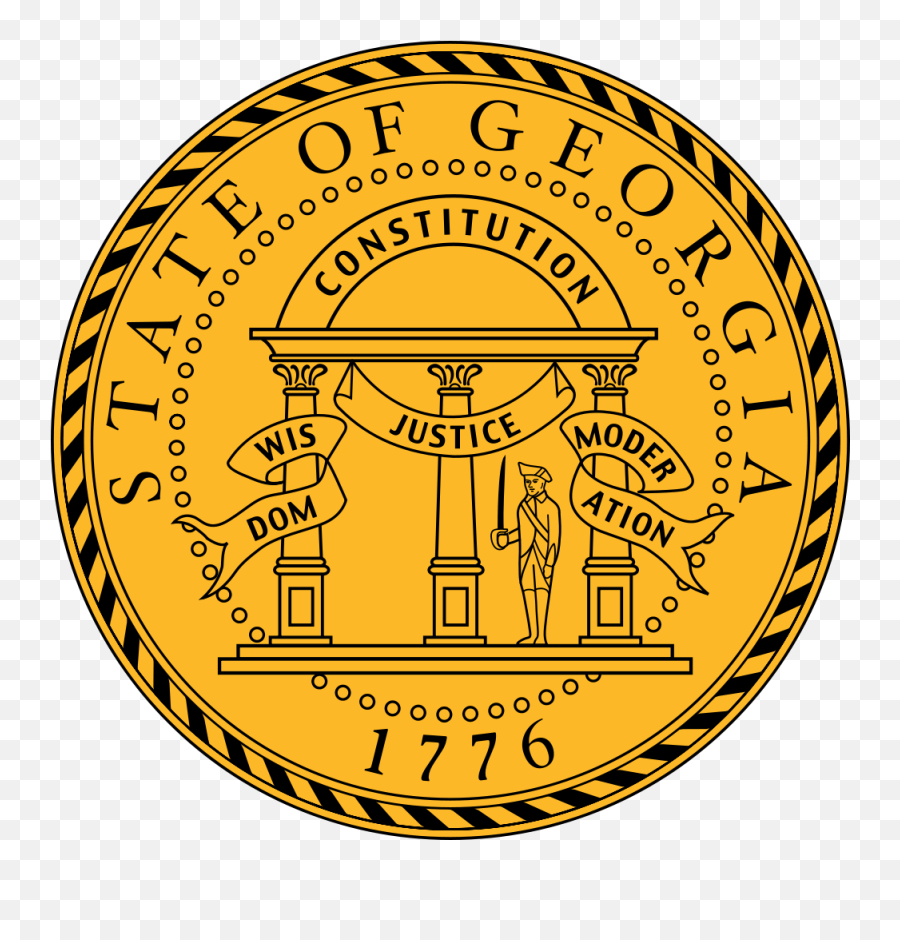 Georgia Outline Map - Clip Art Library State Of Georgia Seal Vector Emoji,Georgia Flag Emoji