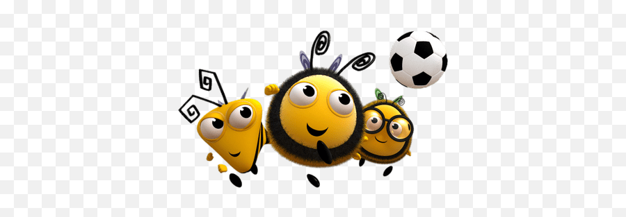 The Hive Characters Playing Football Transparent Png - Stickpng Hive Characters Emoji,Soccer Emoticon