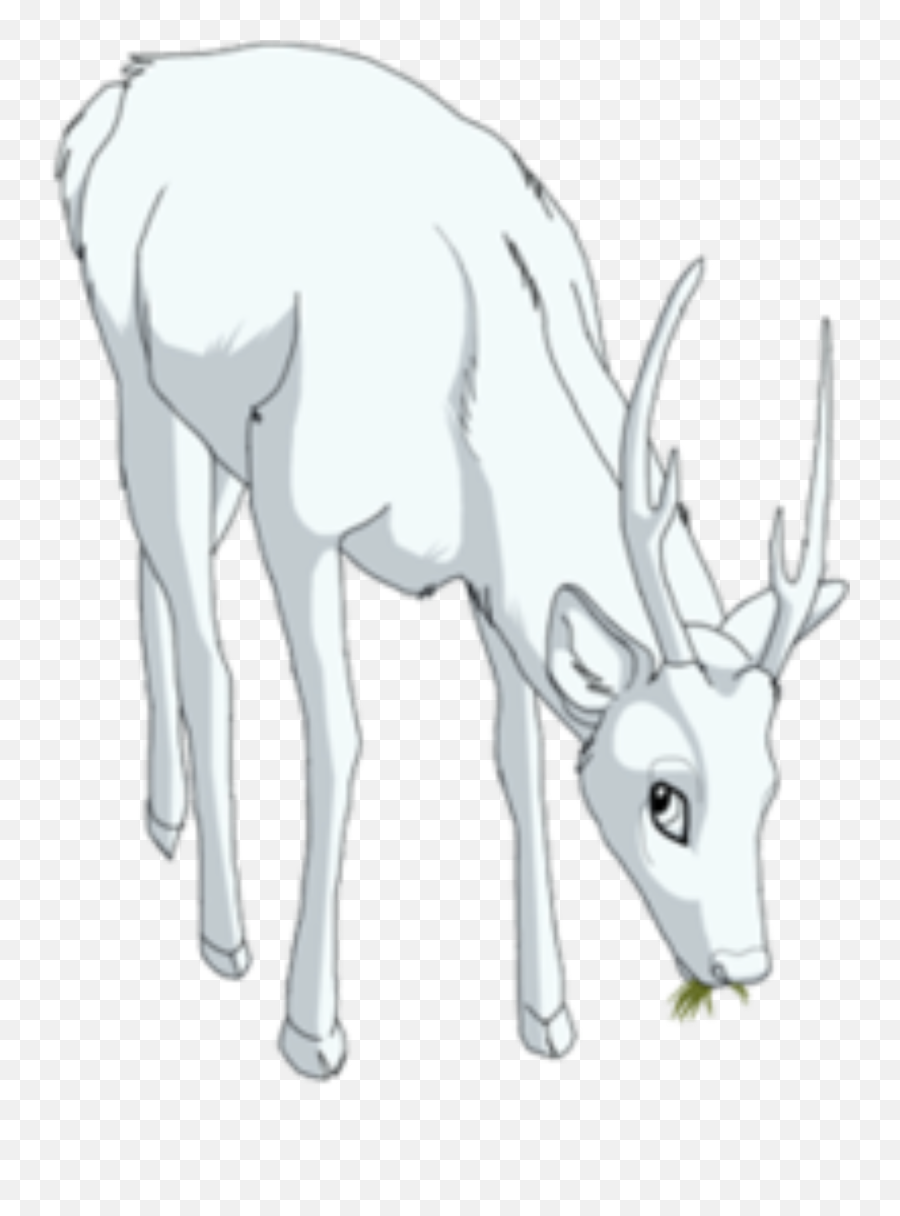 Buck Stag Deer Whitedeer Sticker - Reindeer Emoji,Buck Deer Emoji