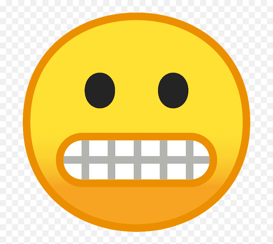 Grimacing Face Emoji Clipart - Grimacing Face Emoji,Grimace Emoji Transparent