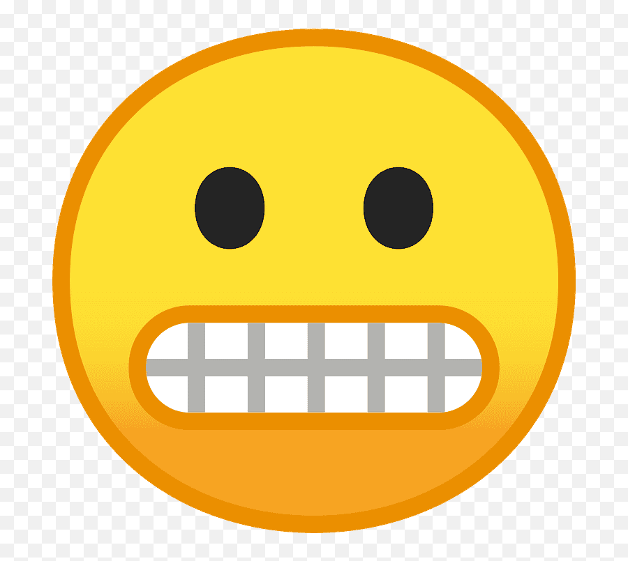 Grimacing Face Emoji Clipart - Grimacing Face Emoji,Grimace Emoji ...