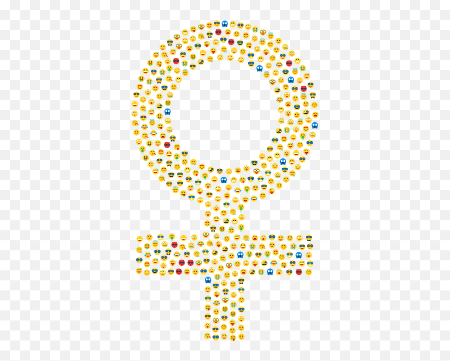 Female Emoji Emoticons - Trama Monocromatica,Female Symbol Emoji