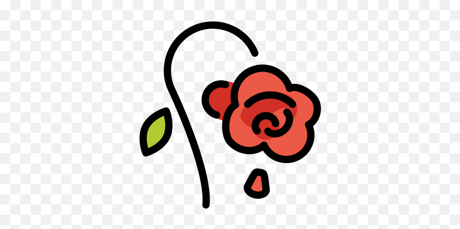 Wilted Flower Emoji - Emoji Flor Marchita,Korean Flag Emoji