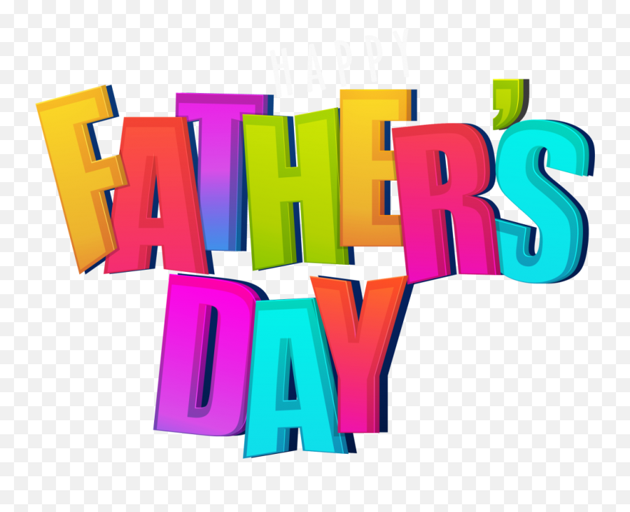 Happy Fathers Day Png - Happy Father Day Png Text Happy Day Free Clipart Emoji,Fathers Day Emoji