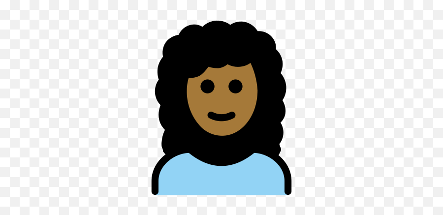 Medium - Curly Emoji,Curly Hair Emoji