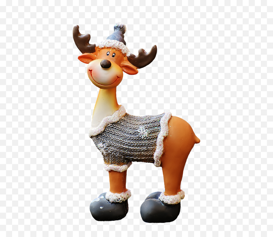 Free Moose Reindeer Images - Christmas Moose Funny Emoji,Santa Emoji Iphone