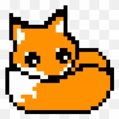 Fox - Minecraft Pixel Art Fox Emoji,Fox Emoticon