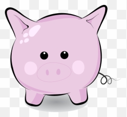 Free Cute Pig Pictures Cartoon - Pigs Fictional Emoji,Flying Pig Emoji